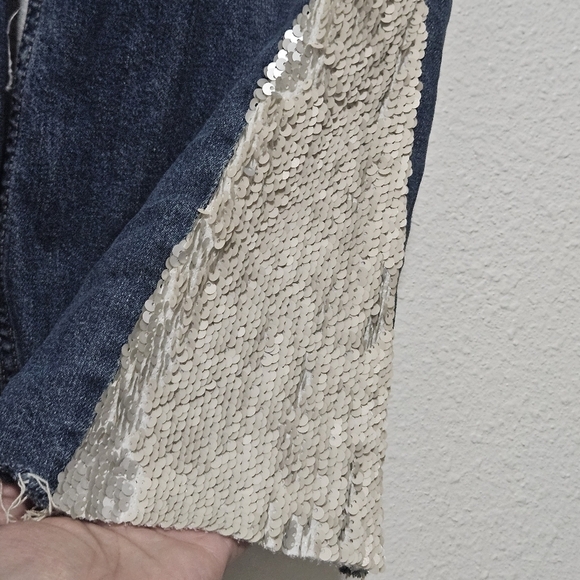 Anthropologie Pilcro and Letterpress flare sequence jeans size 29P - Picture 6 of 16